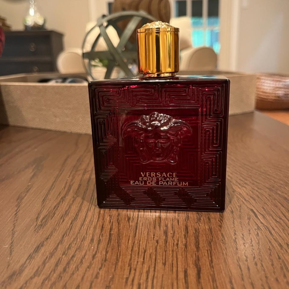 Versace Eros Flame Eau de Parfum - Deep Red and Gold